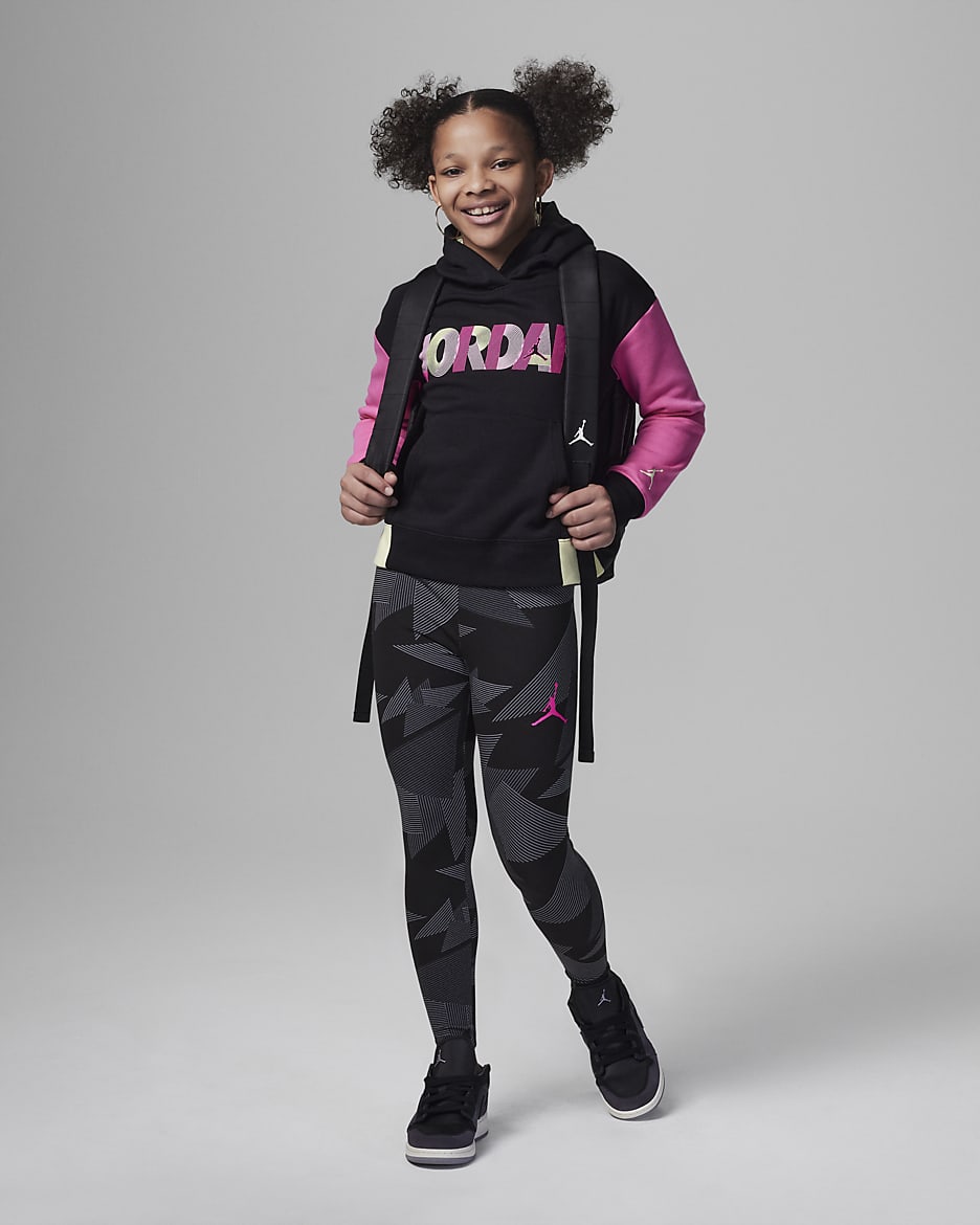 Pink and black jordan hoodie deals